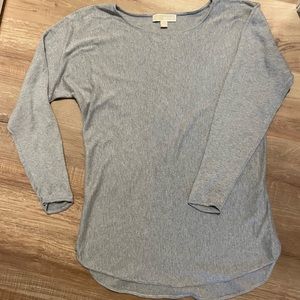 Michael Kors light weight gray sweater Size large